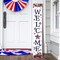 4th of July Patriotic Welcome Sign, American Flag Truck Wooden Porch Sign For Patio, 47" USA Flag Front Door Signs All Seasons Decor Standing Yard Signs Holiday Vertical Signs for Outdoor Indoor Wall Garden